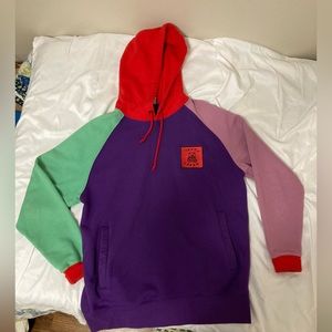 Teddy Fresh Color Block Hoodie